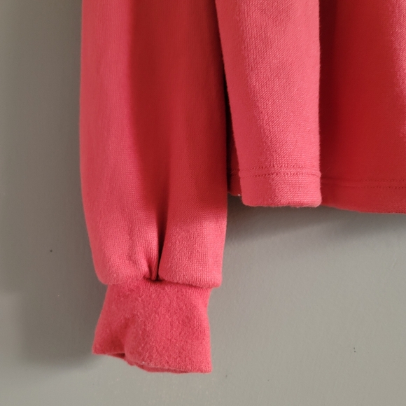 Joe Fresh Jillian Harris Comfy Flowy Ruffle Hem Long Sleeve Shirt Top Me… - Picture 7 of 12